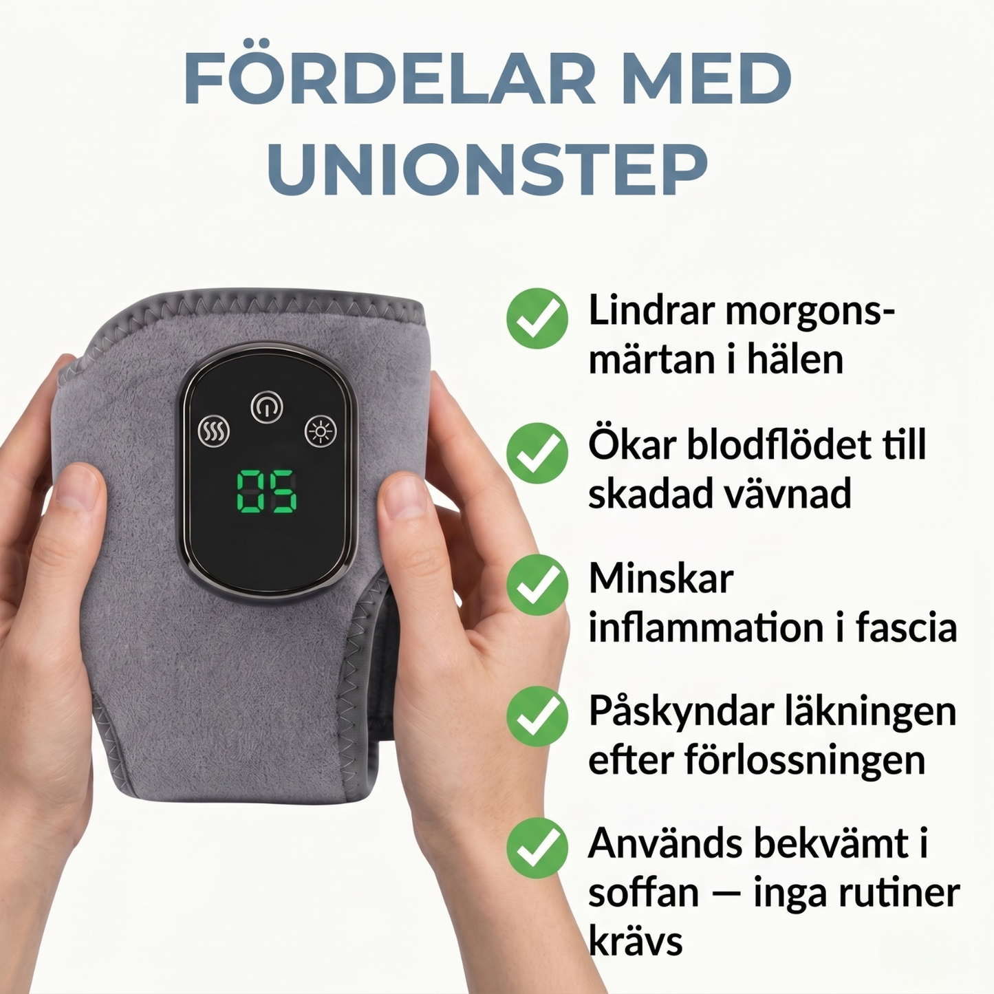 UnionStep - Trippelteknologisk massageapparat
